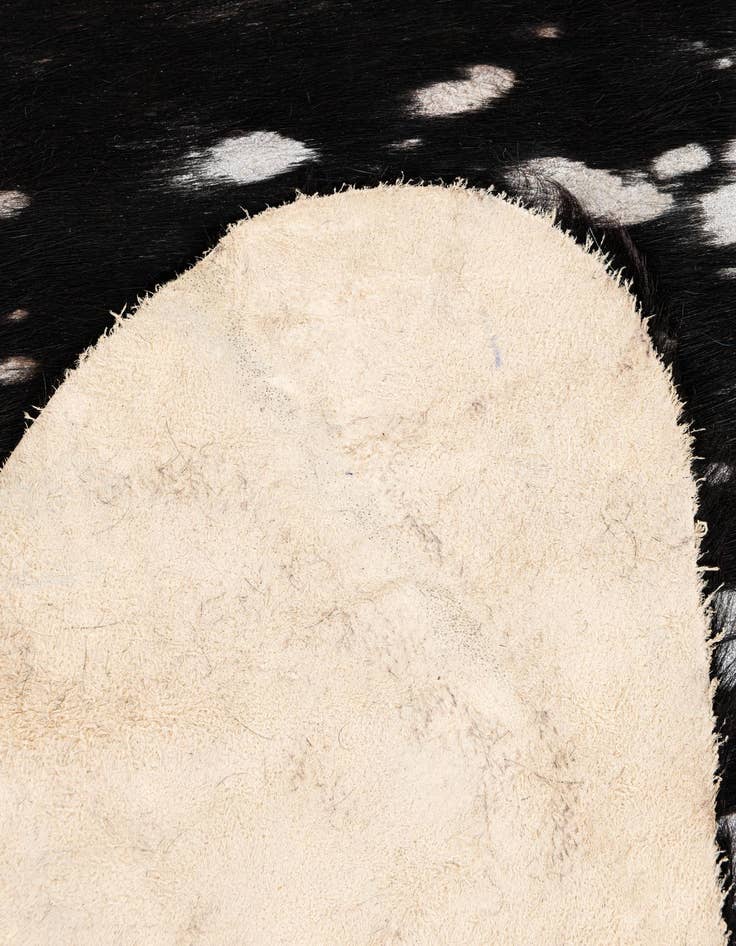 Detail image of  6' 3 x 7' 3 Cowhide Leather Rug