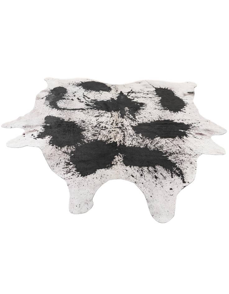 Detail image of  7' 4 x 8' 1 Cowhide Leather Rug