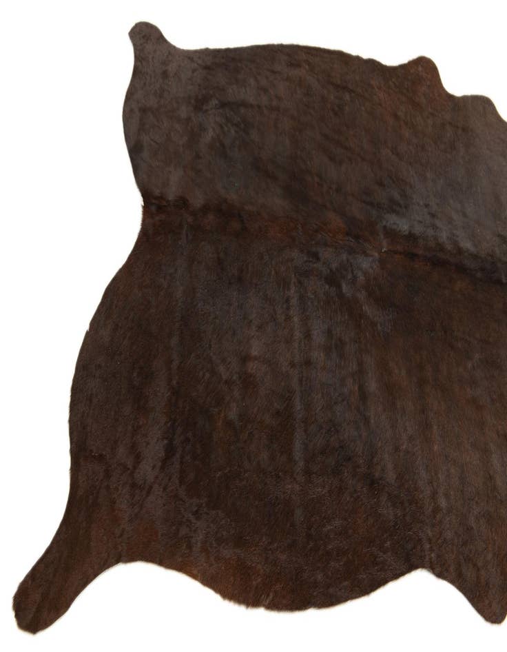 Detail image of  4' 10 x 5' 9 Cowhide Leather Rug