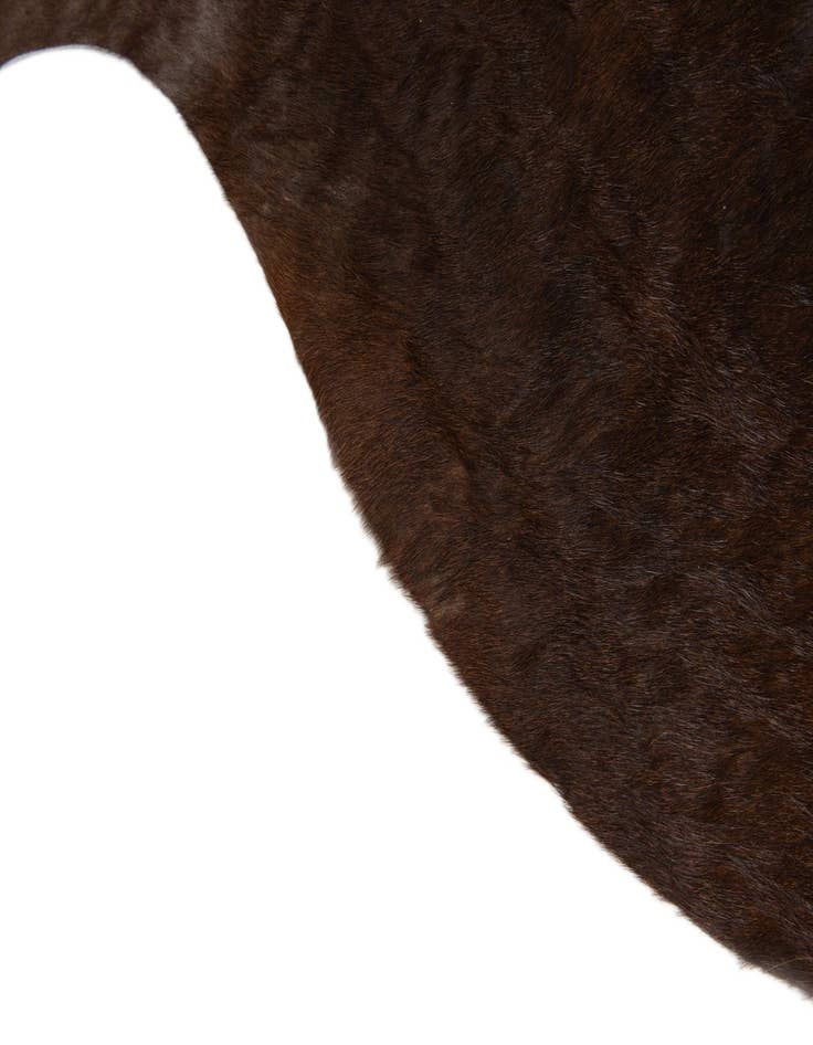 Detail image of  4' 10 x 5' 9 Cowhide Leather Rug
