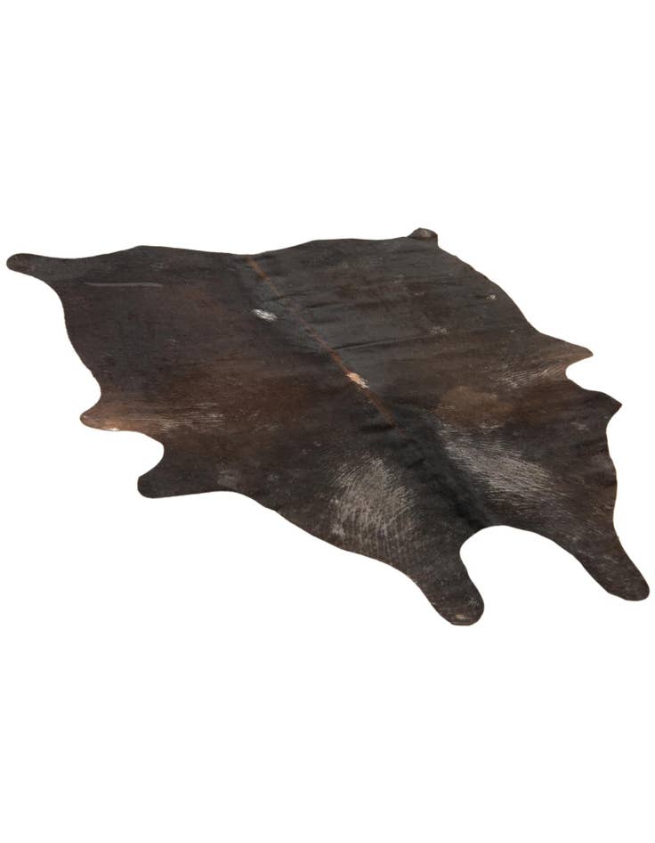 Detail image of  4' 5 x 5' 5 Cowhide Leather Rug