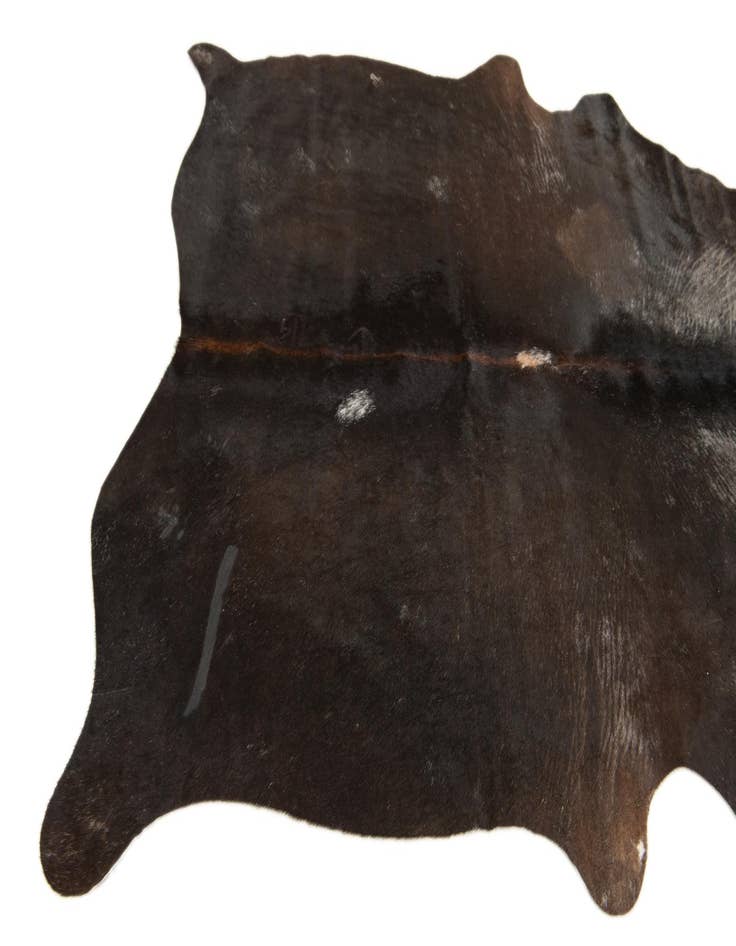 Detail image of  4' 5 x 5' 5 Cowhide Leather Rug