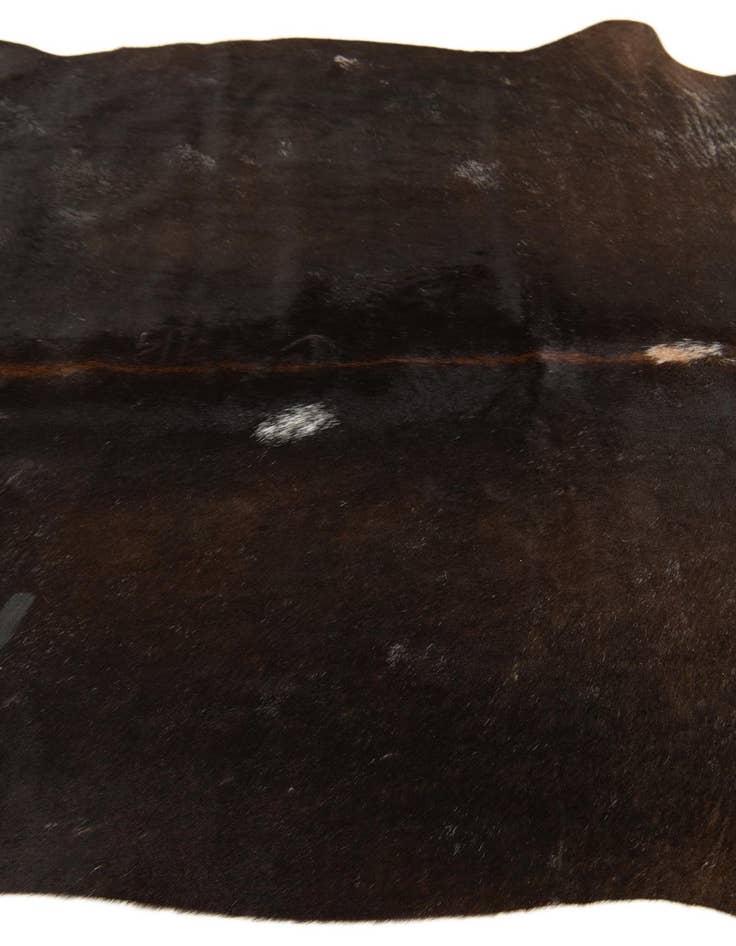 Detail image of  4' 5 x 5' 5 Cowhide Leather Rug
