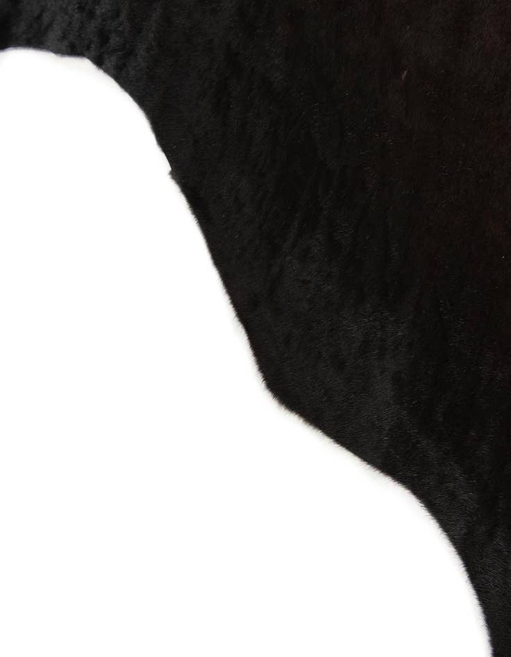 Detail image of  5' 6 x 6' 5 Cowhide Leather Rug
