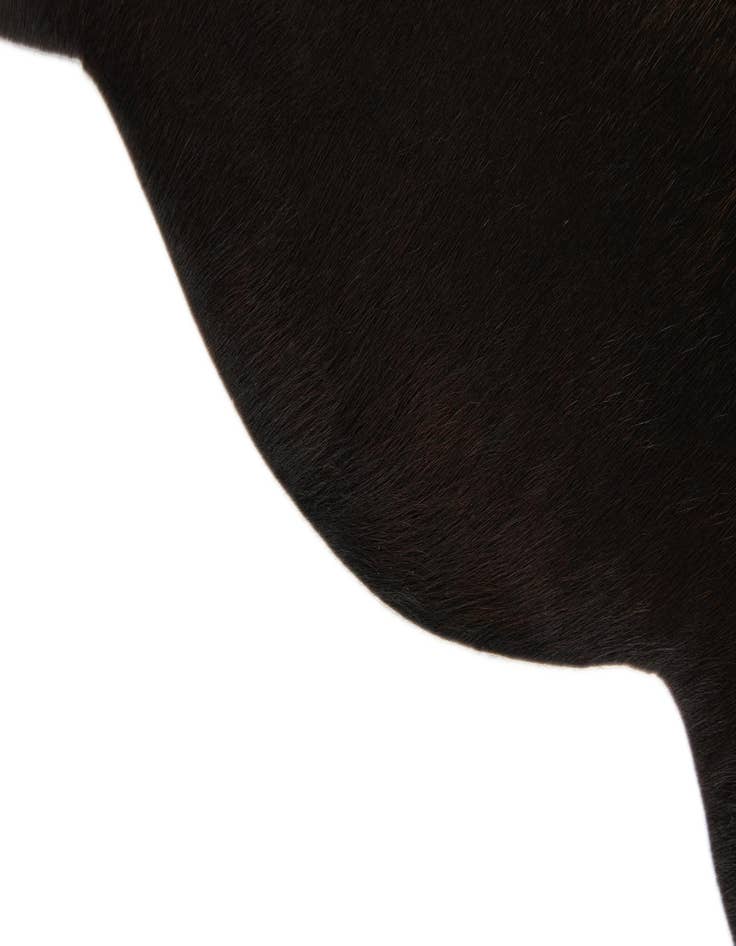 Detail image of  2' 1 x 2' 10 Cowhide Leather Rug