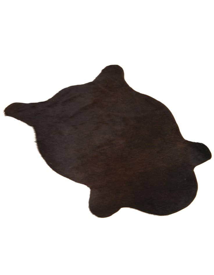 Detail image of  2' 1 x 2' 10 Cowhide Leather Rug
