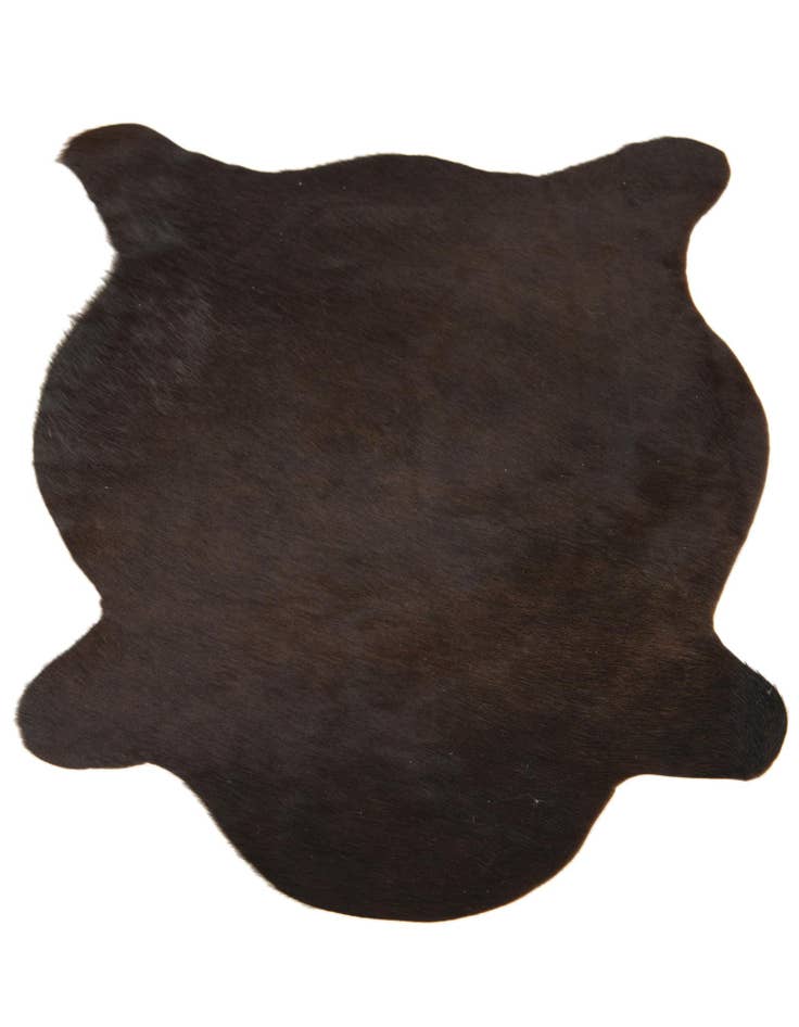 Detail image of  2' 1 x 2' 10 Cowhide Leather Rug