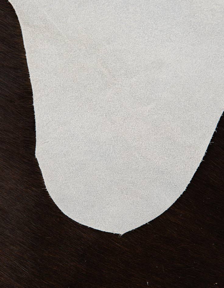 Detail image of  2' 1 x 2' 10 Cowhide Leather Rug