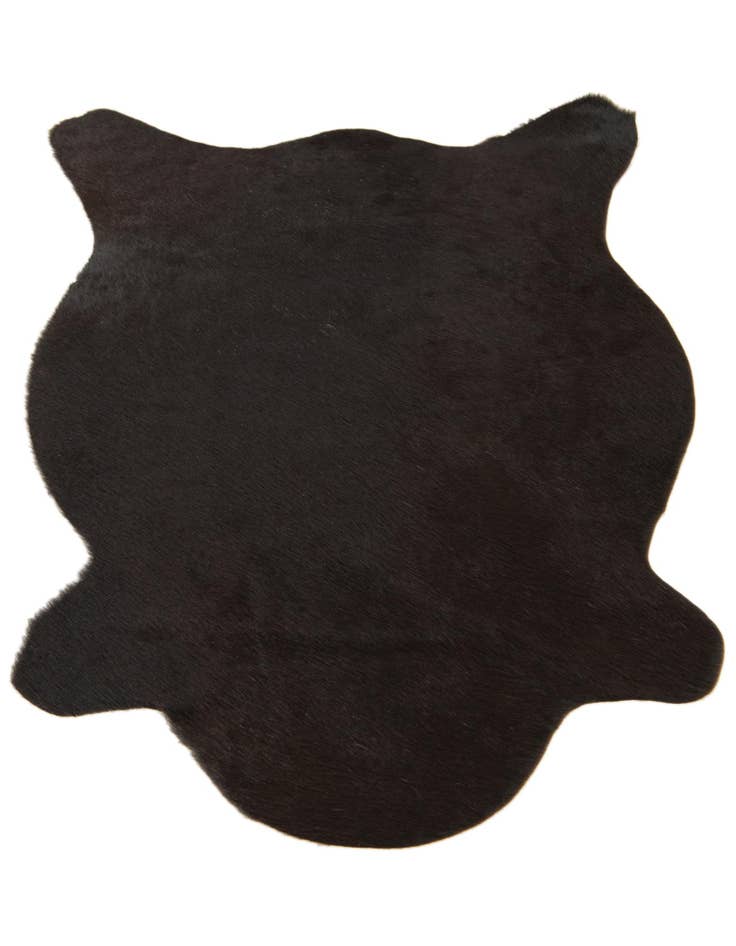 Detail image of  2' 1 x 2' 10 Cowhide Leather Rug