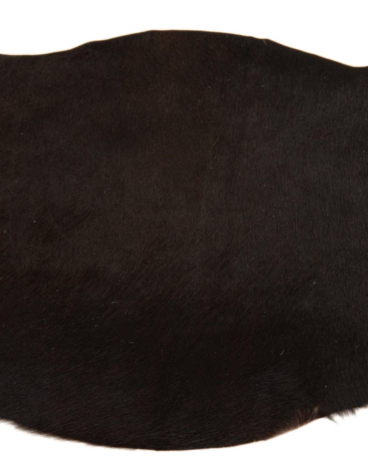 Detail image of  2' 1 x 2' 10 Cowhide Leather Rug