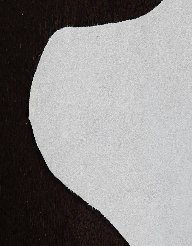 Detail image of  2' 1 x 2' 10 Cowhide Leather Rug