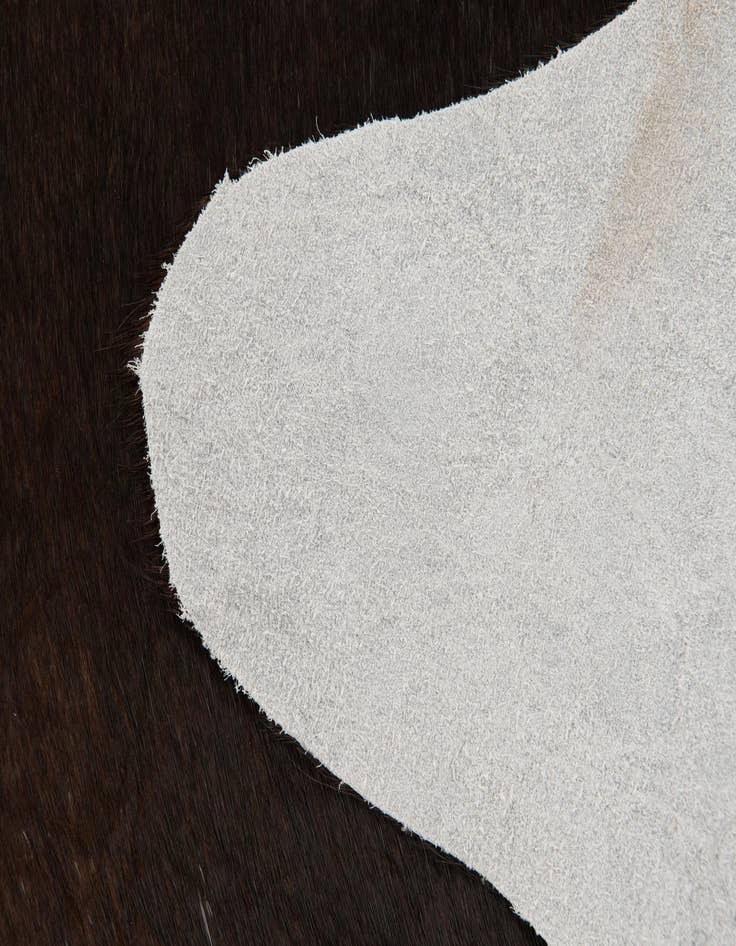 Detail image of  2' 1 x 2' 10 Cowhide Leather Rug