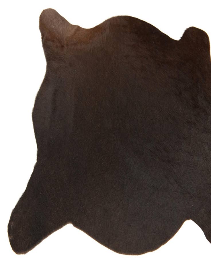 Detail image of  2' 1 x 2' 10 Cowhide Leather Rug