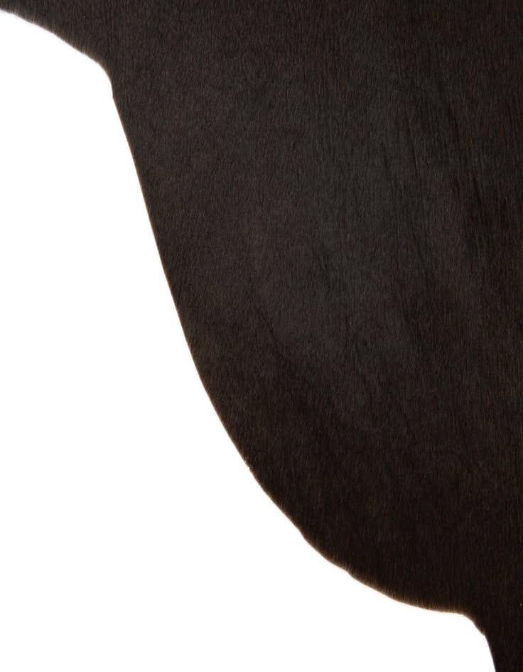 Detail image of  2' 1 x 2' 10 Cowhide Leather Rug