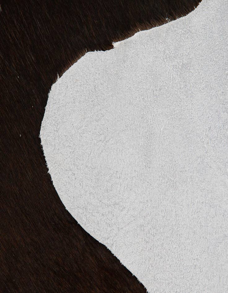 Detail image of  2' 1 x 2' 10 Cowhide Leather Rug