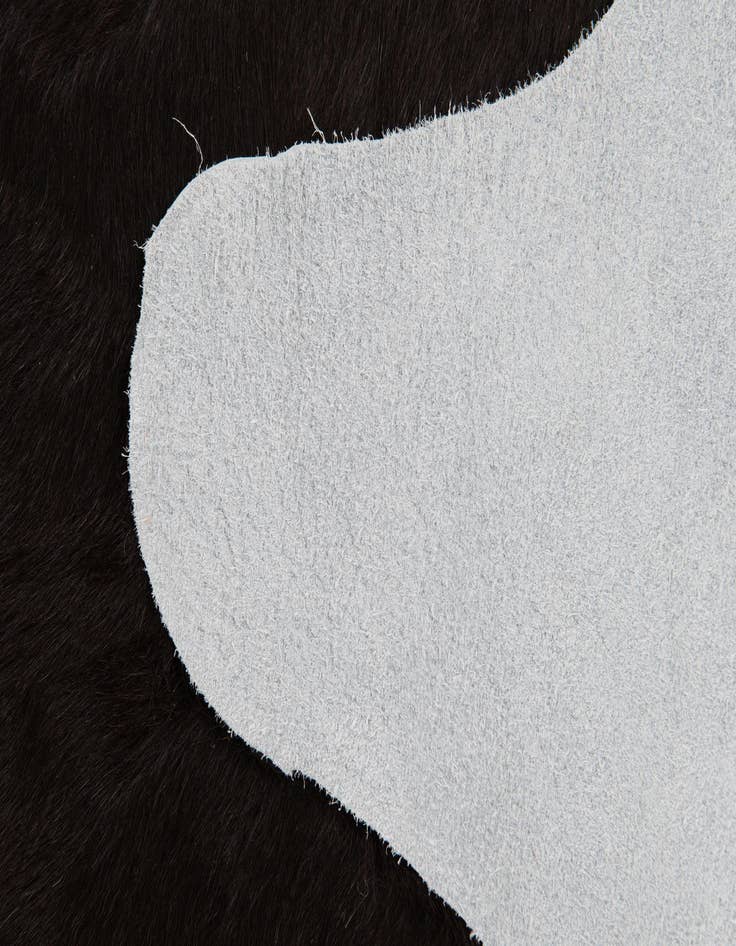 Detail image of  2' 1 x 2' 10 Cowhide Leather Rug