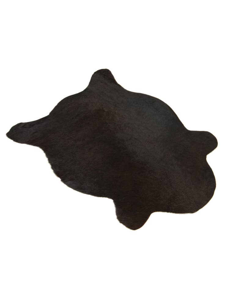 Detail image of  2' 2 x 2' 10 Cowhide Leather Rug