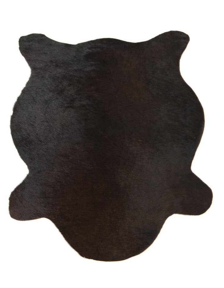 Detail image of  2' 2 x 2' 10 Cowhide Leather Rug