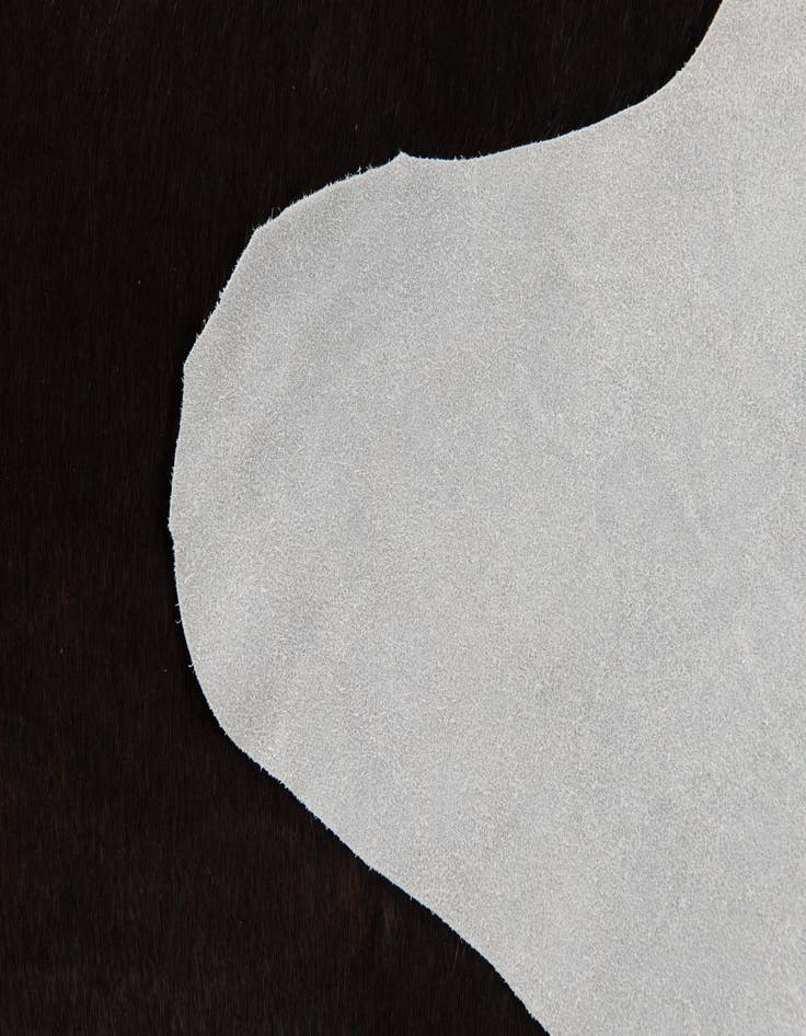 Detail image of  2' 2 x 2' 10 Cowhide Leather Rug