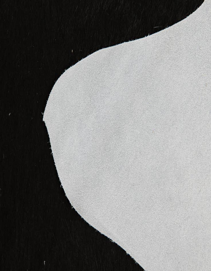 Detail image of  2' 1 x 2' 10 Cowhide Leather Rug