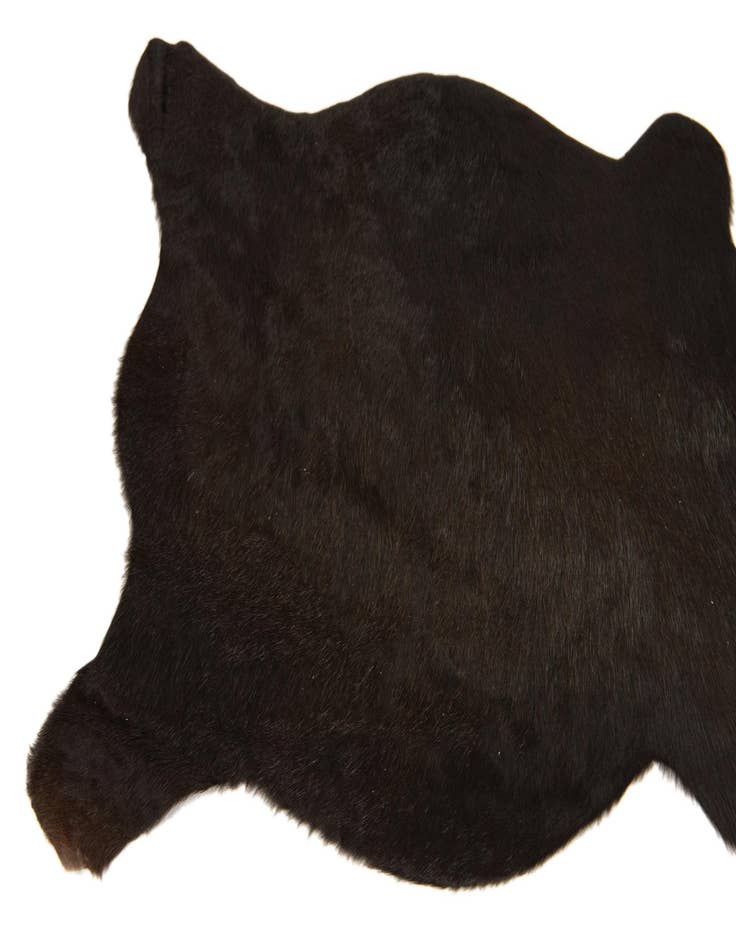 Detail image of  2' 1 x 2' 10 Cowhide Leather Rug