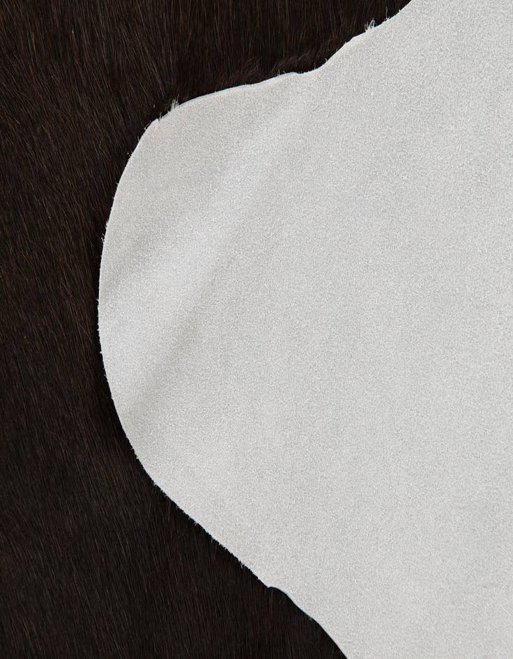 Detail image of  2' 1 x 2' 10 Cowhide Leather Rug