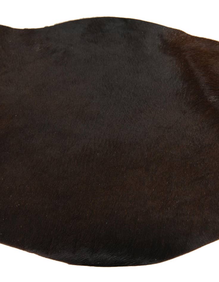 Detail image of  2' 1 x 2' 10 Cowhide Leather Rug
