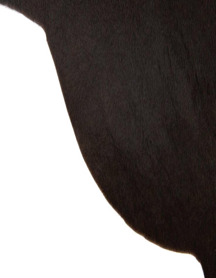 Detail image of  2' 1 x 2' 10 Cowhide Leather Rug