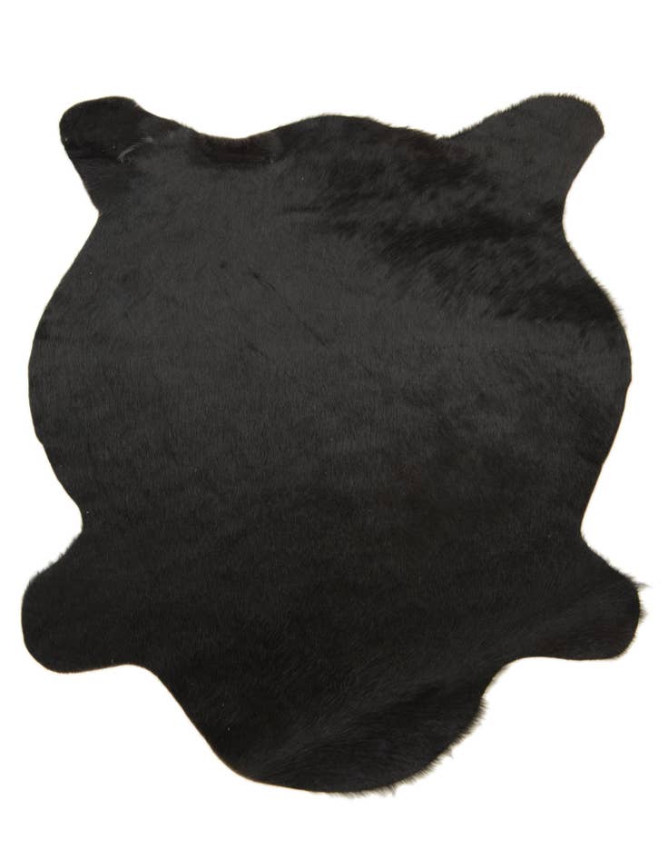 Detail image of  2' 1 x 2' 10 Cowhide Leather Rug