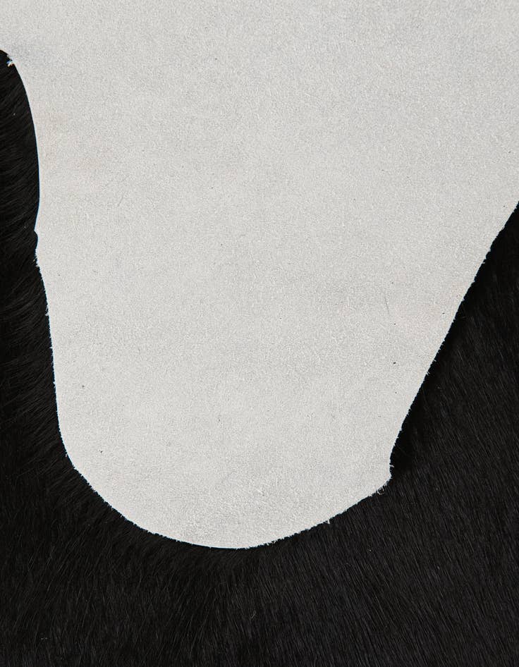 Detail image of  2' 1 x 2' 10 Cowhide Leather Rug