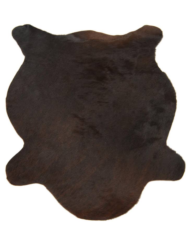 Detail image of  2' 1 x 2' 10 Cowhide Leather Rug