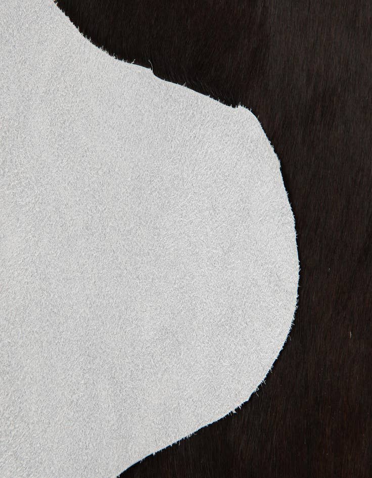 Detail image of  2' 1 x 2' 10 Cowhide Leather Rug