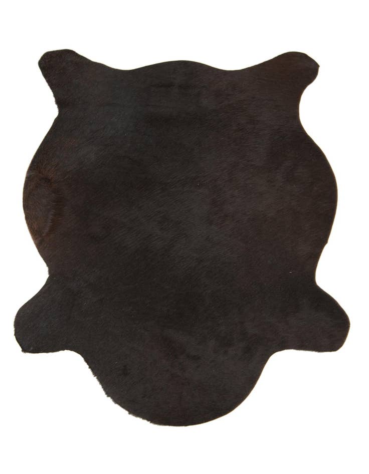Detail image of  2' 1 x 2' 10 Cowhide Leather Rug