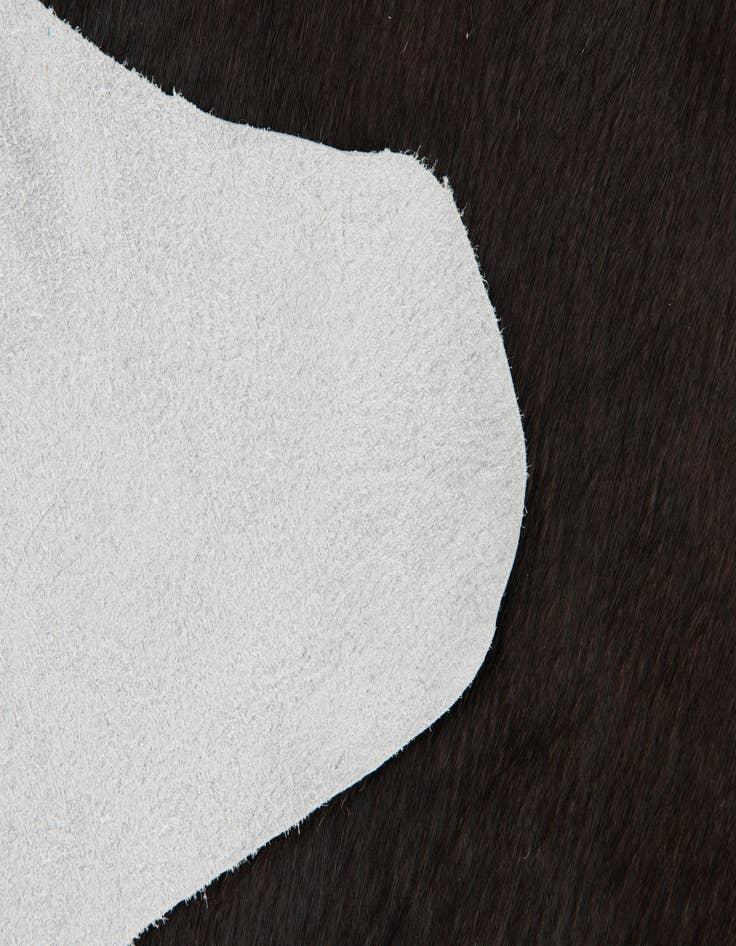 Detail image of  2' 1 x 2' 10 Cowhide Leather Rug