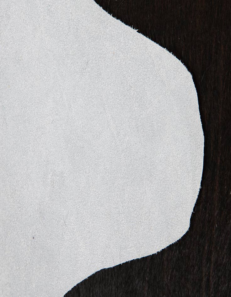 Detail image of  2' 1 x 2' 10 Cowhide Leather Rug