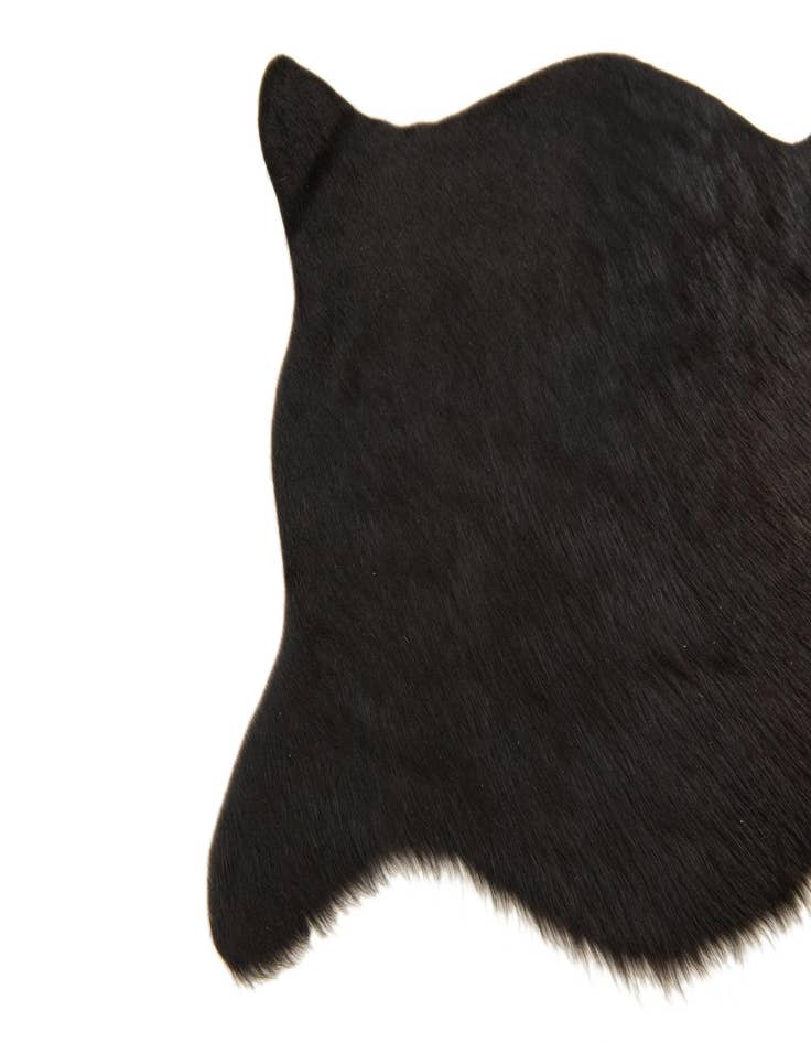 Detail image of  1' 8 x 2' 6 Cowhide Leather Rug