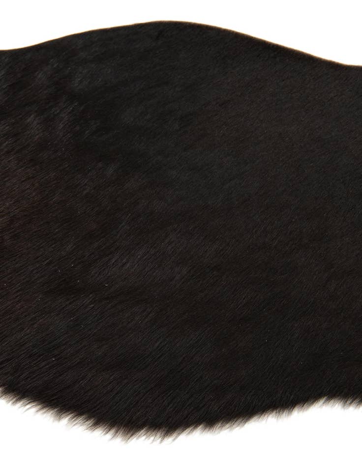 Detail image of  1' 8 x 2' 6 Cowhide Leather Rug