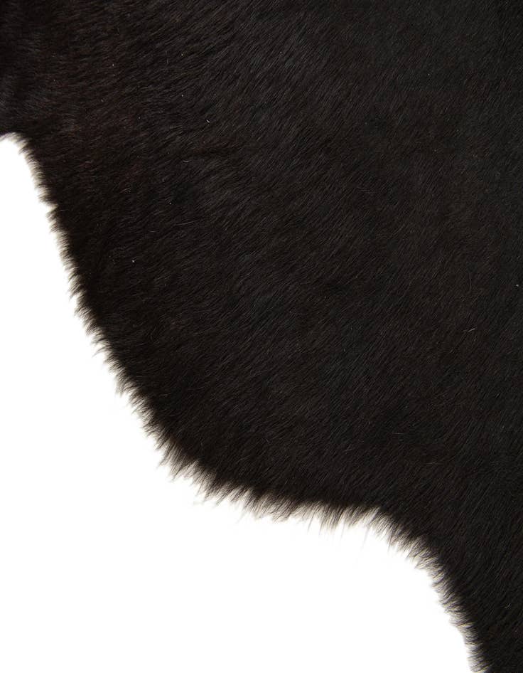 Detail image of  1' 8 x 2' 6 Cowhide Leather Rug