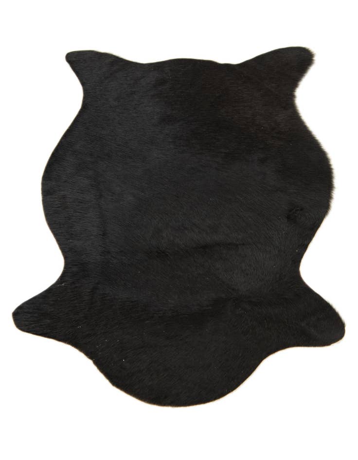 Detail image of  1' 8 x 2' 6 Cowhide Leather Rug