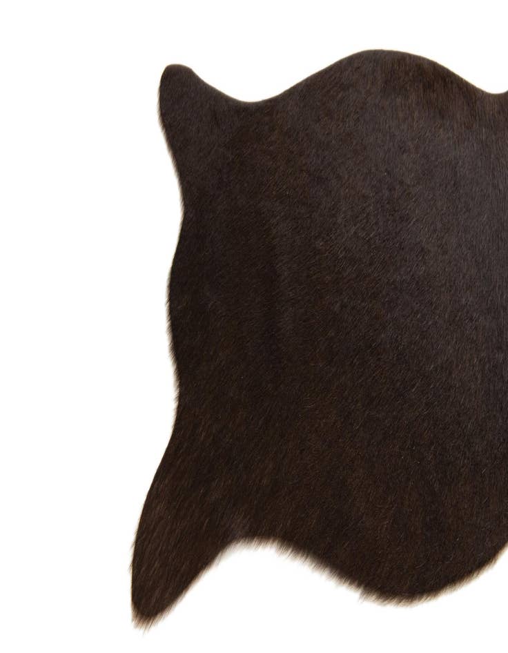 Detail image of  1' 8 x 2' 6 Cowhide Leather Rug