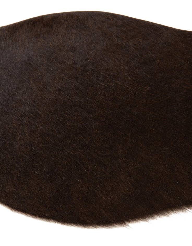 Detail image of  1' 8 x 2' 6 Cowhide Leather Rug