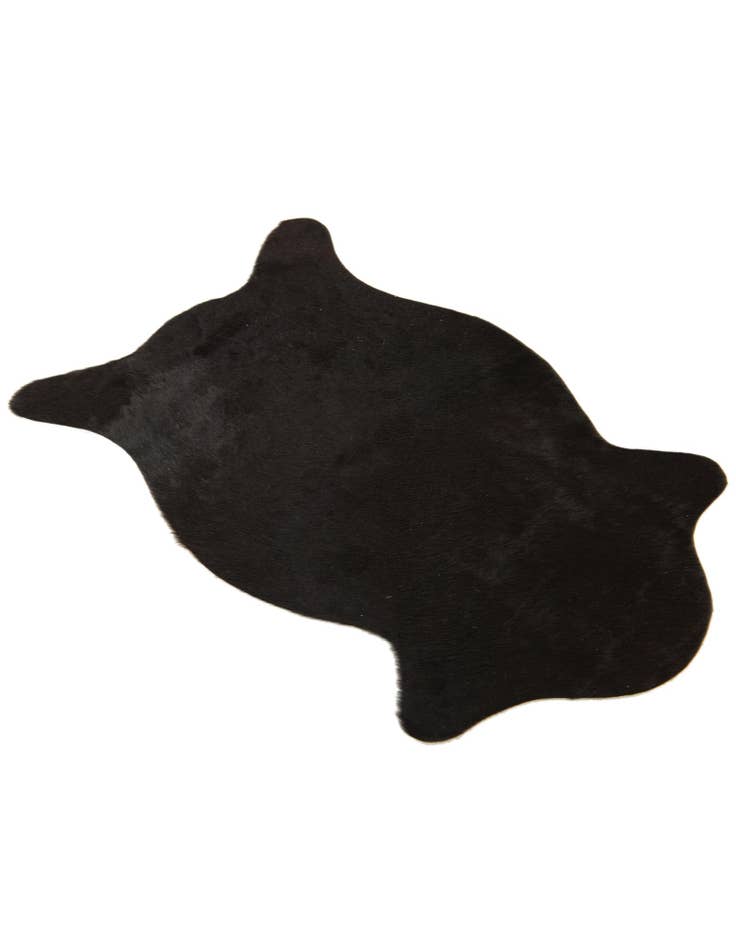 Detail image of  1' 8 x 2' 6 Cowhide Leather Rug