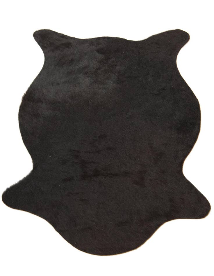 Detail image of  1' 8 x 2' 6 Cowhide Leather Rug