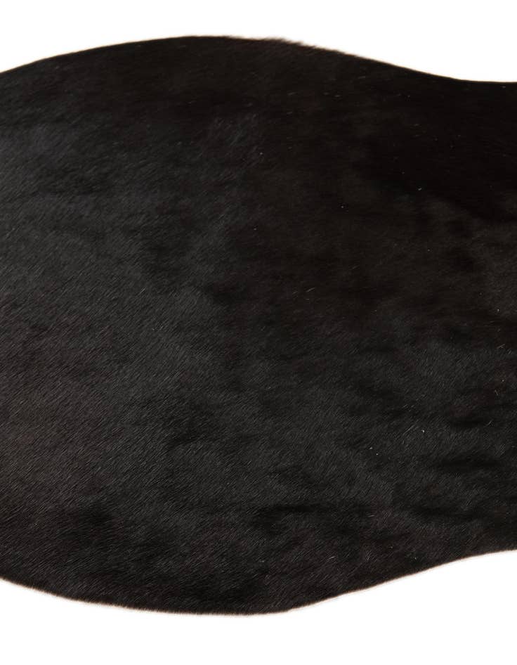 Detail image of  1' 8 x 2' 6 Cowhide Leather Rug