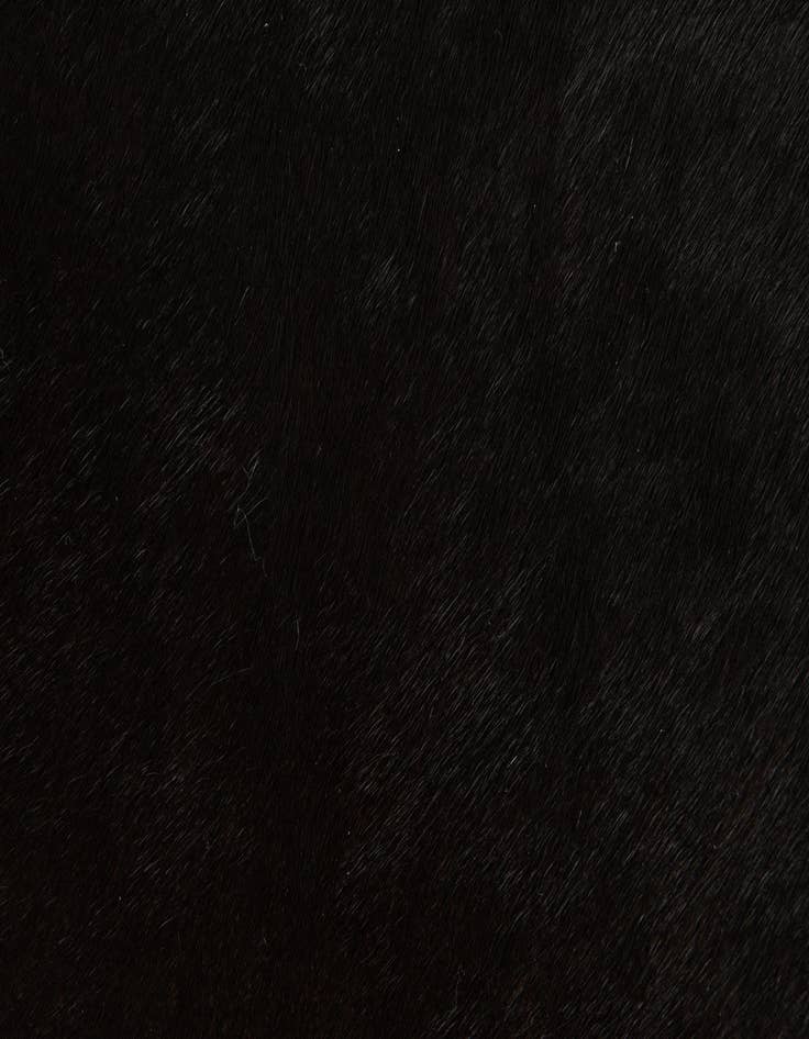 Detail image of  1' 8 x 2' 6 Cowhide Leather Rug