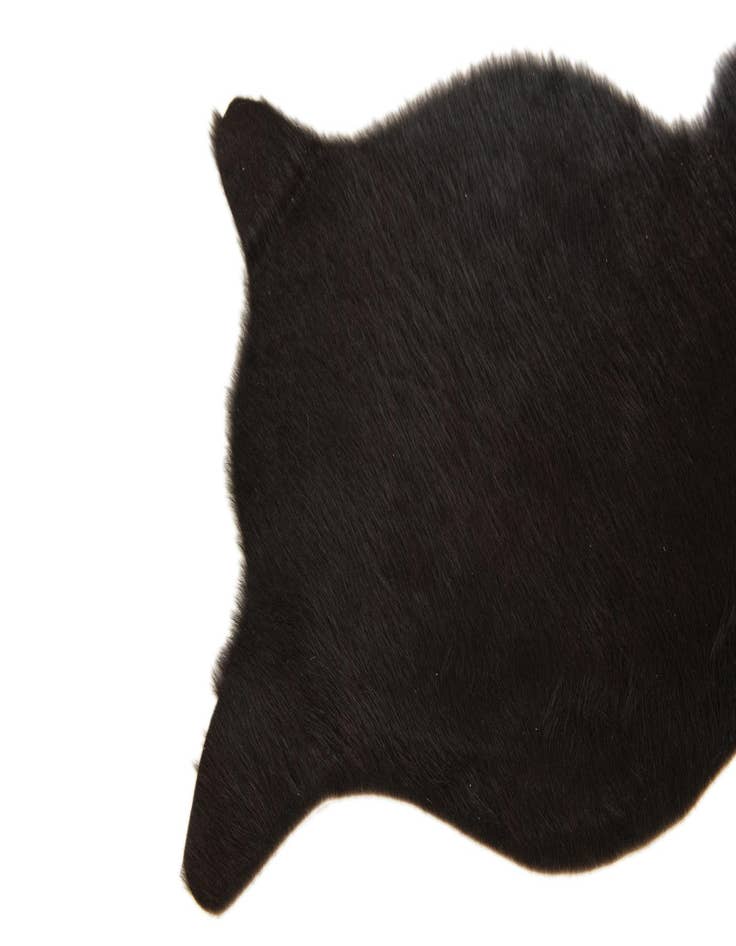 Detail image of  1' 8 x 2' 7 Cowhide Leather Rug