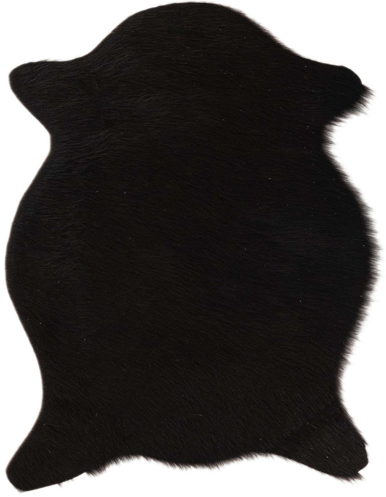 Primary image  1' 8 x 2' 7 Cowhide Leather Rug