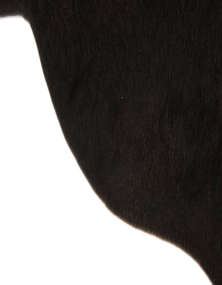 Detail image of  1' 8 x 2' 7 Cowhide Leather Rug