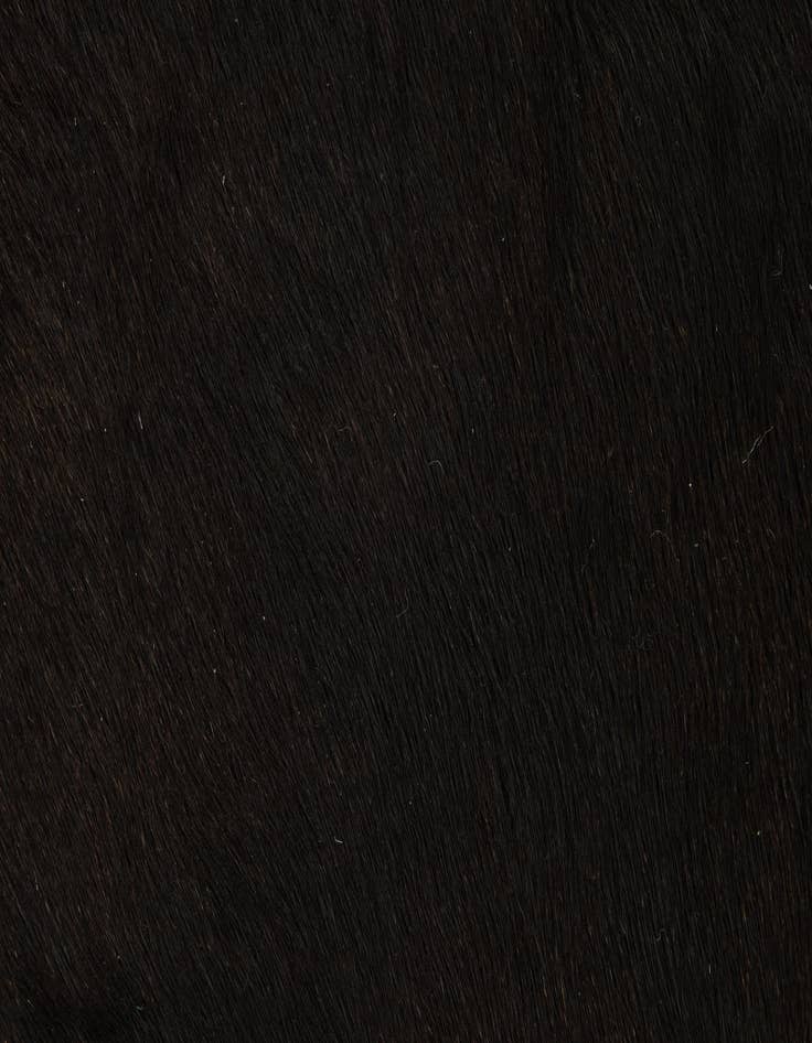 Detail image of  1' 8 x 2' 7 Cowhide Leather Rug