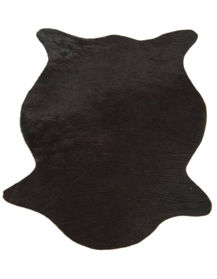 Detail image of  1' 8 x 2' 6 Cowhide Leather Rug